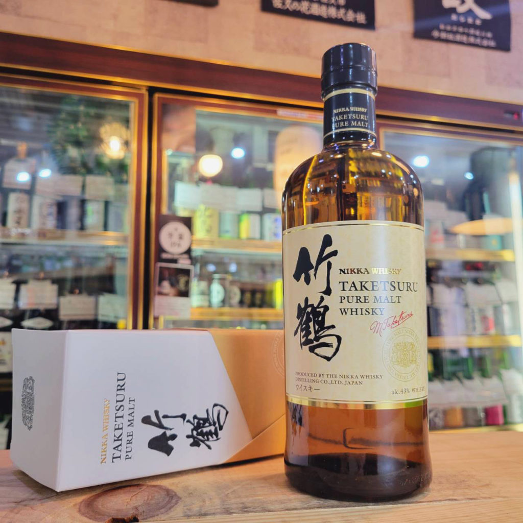 竹鶴ピュアモルト43% (並行品) ※箱不良,北海道 ,余市蒸留所,ウイスキー,させ酒店,佐瀬酒店,千葉県千葉市稲毛区,地酒,酒屋,販売,専門店,通販,日曜営業,祝日営業